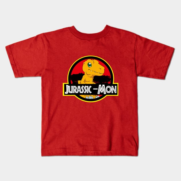 Agumon Kids T-Shirt by Koburastyle